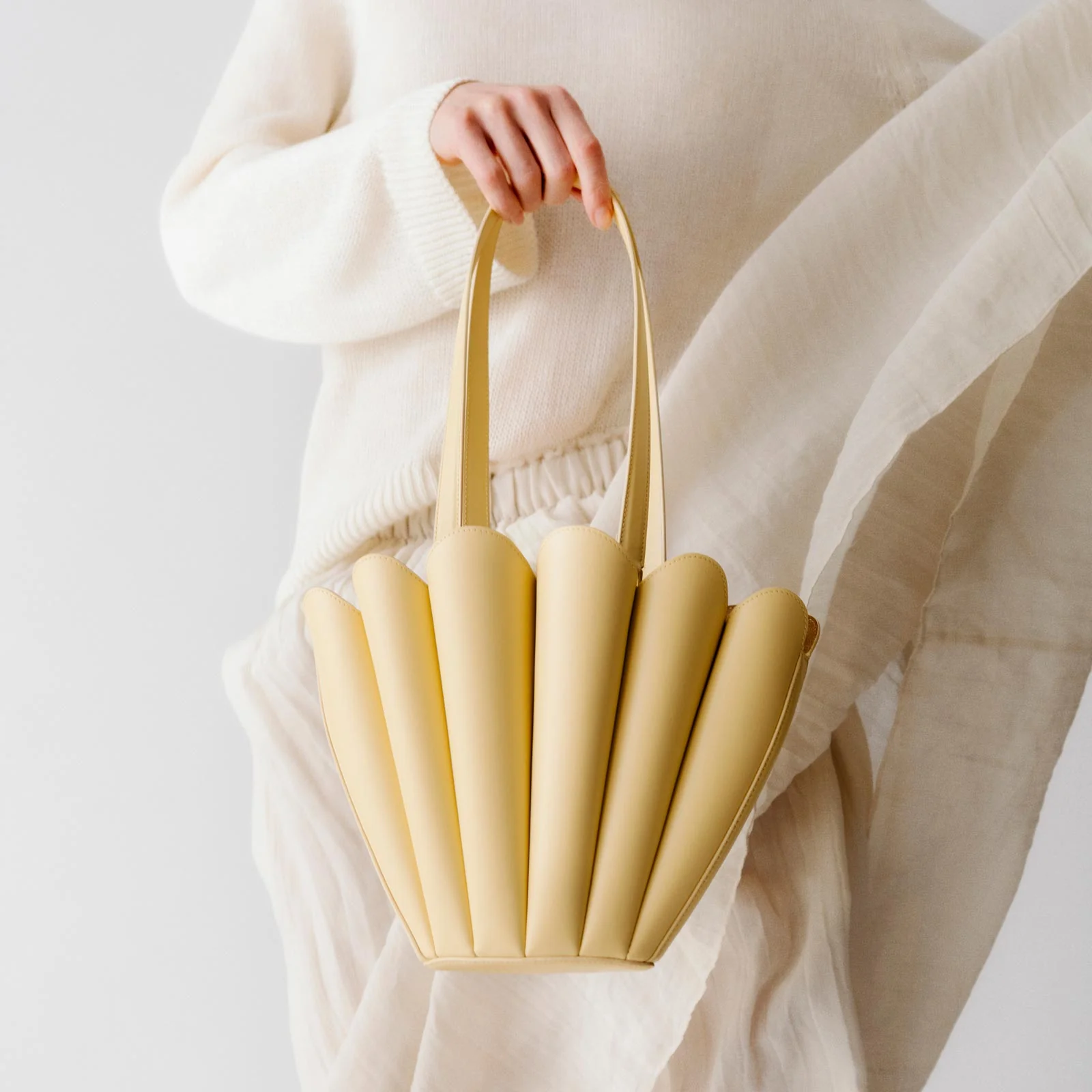 Mini Seashell Tote - Dove - Image 5