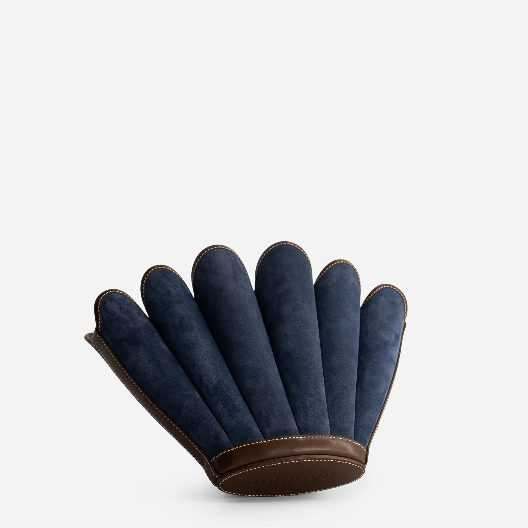 Mini Seashell Tote - Suede Marine - Image 3