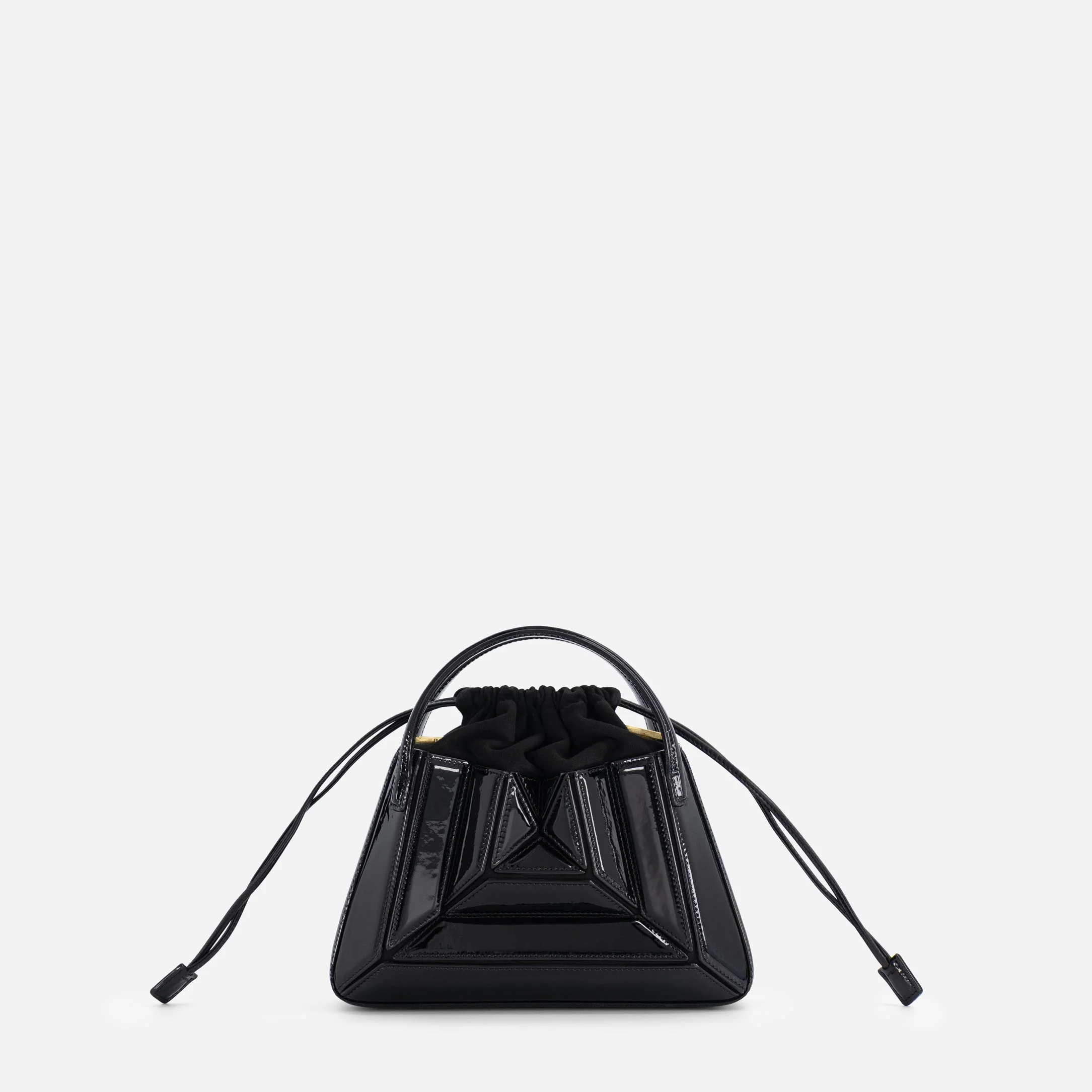 Mini Sera Tote - Patent Black - Image 2