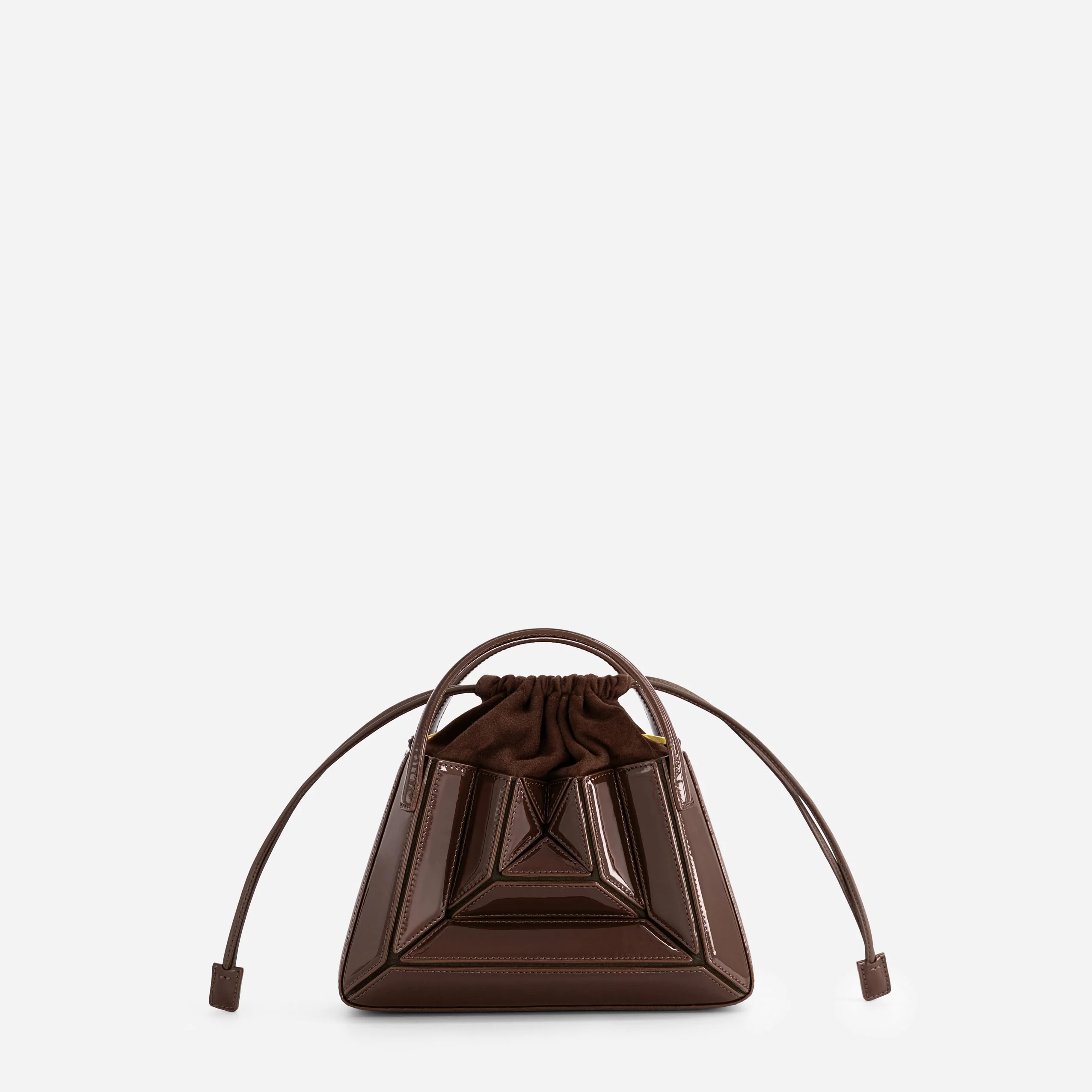 Mini Sera Tote - Patent Brown - Image 2
