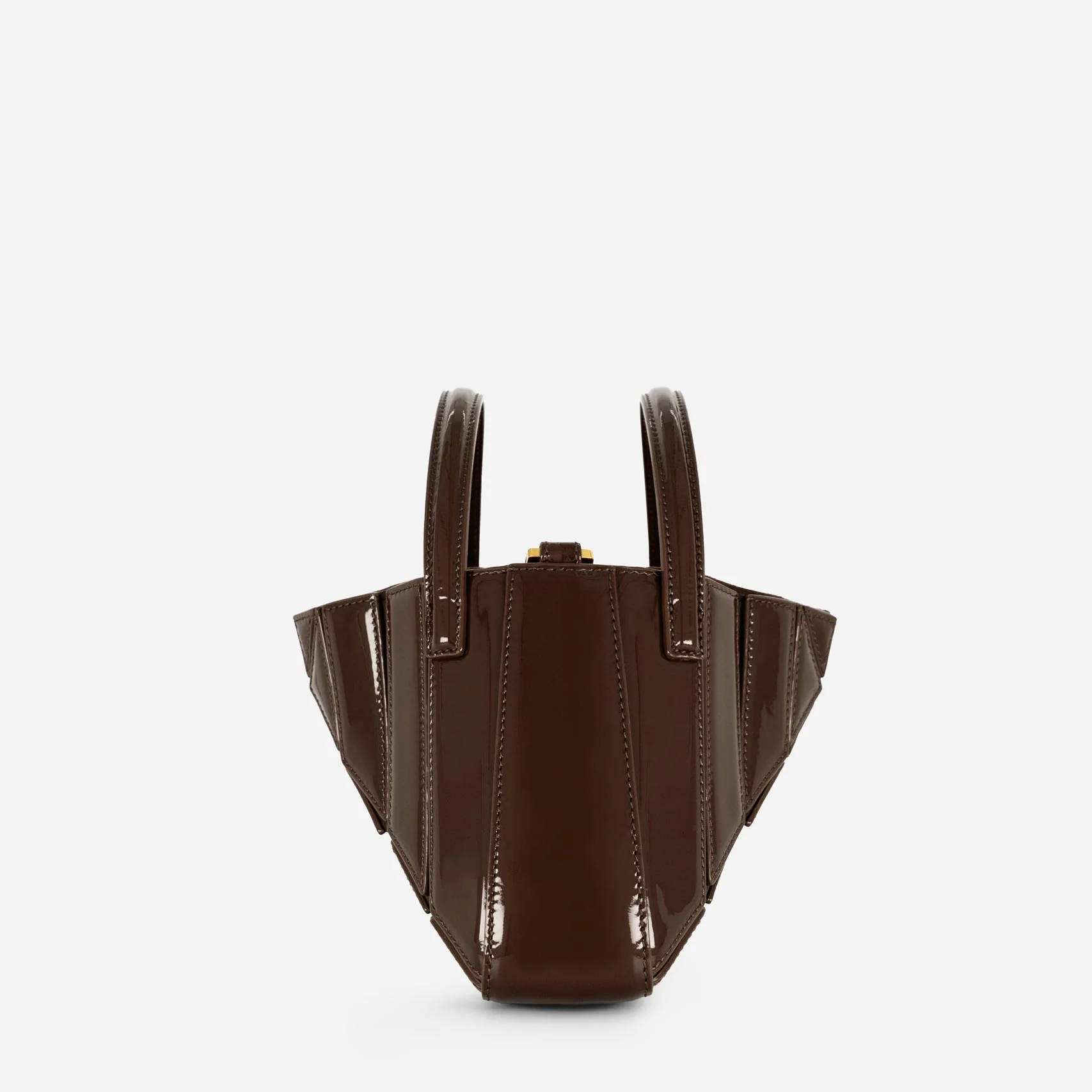 Mini Sera Tote - Patent Brown - Image 3