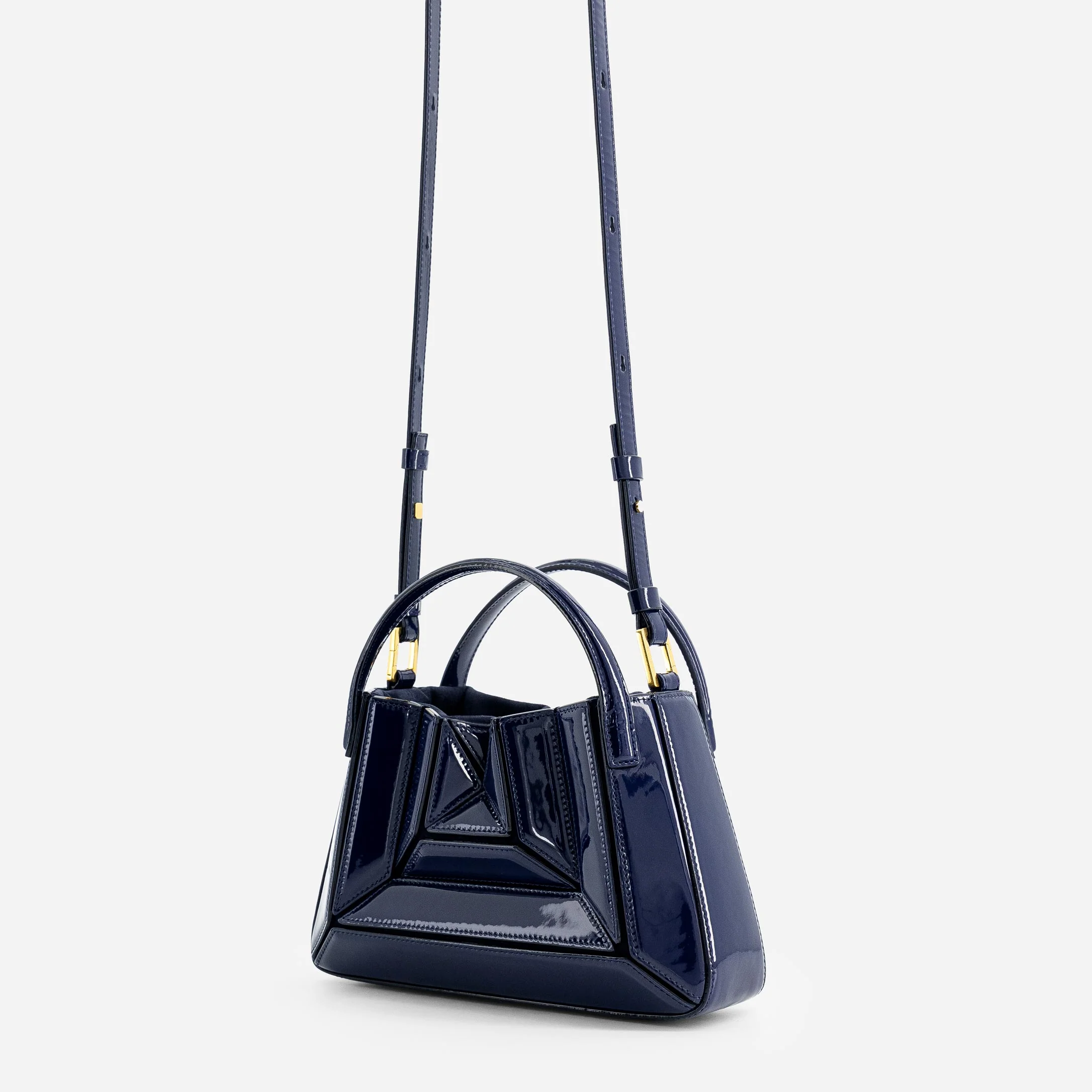 Mini Sera Tote - Patent Navy - Image 5