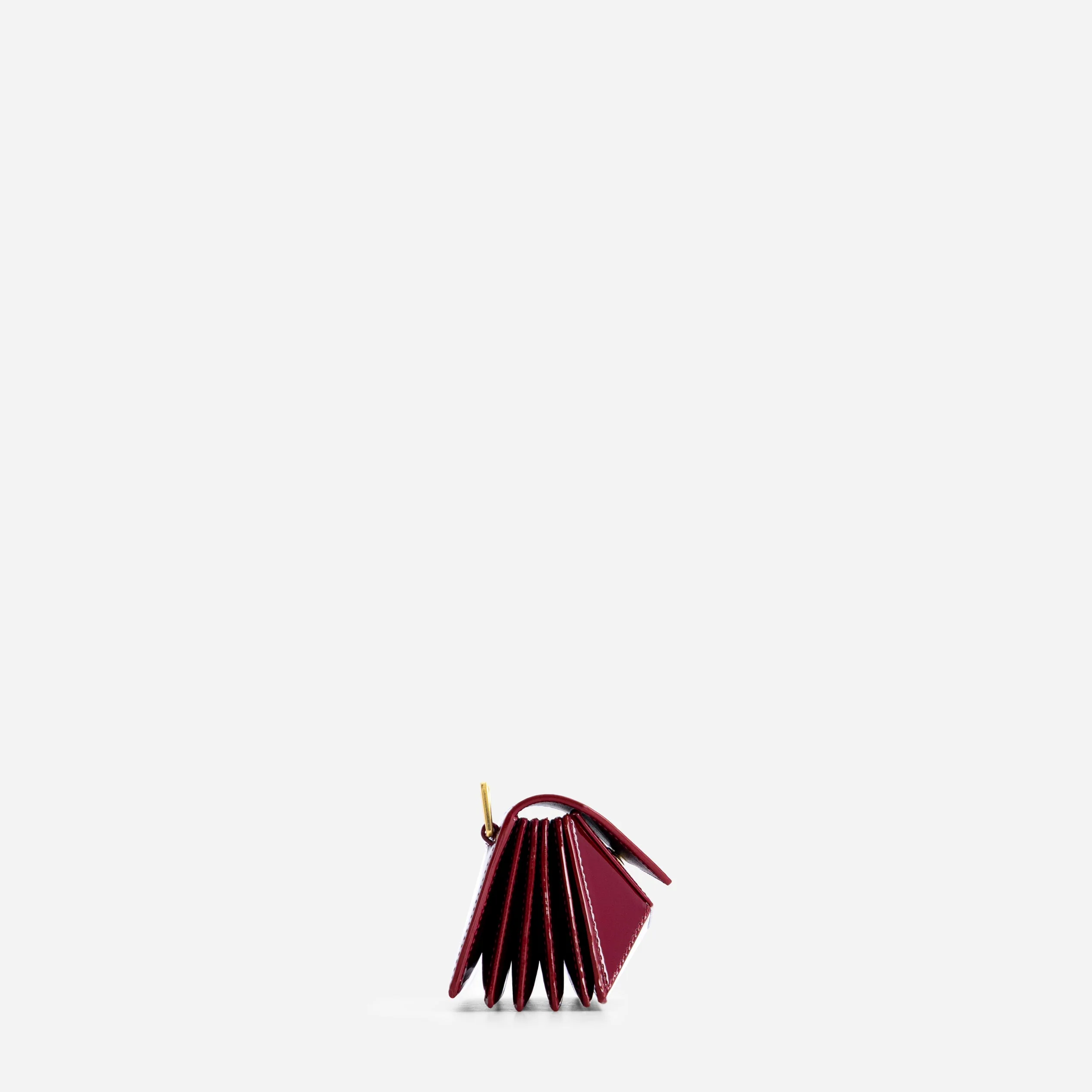 Naomi Mini Wallet - Patent Bordeaux - Image 2