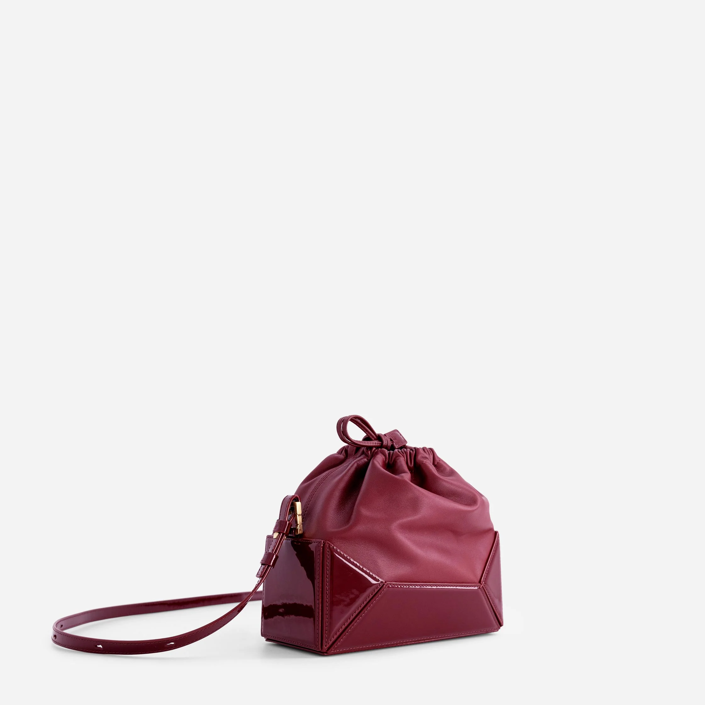 Naomi Pouch - Patent Bordeaux - Image 2
