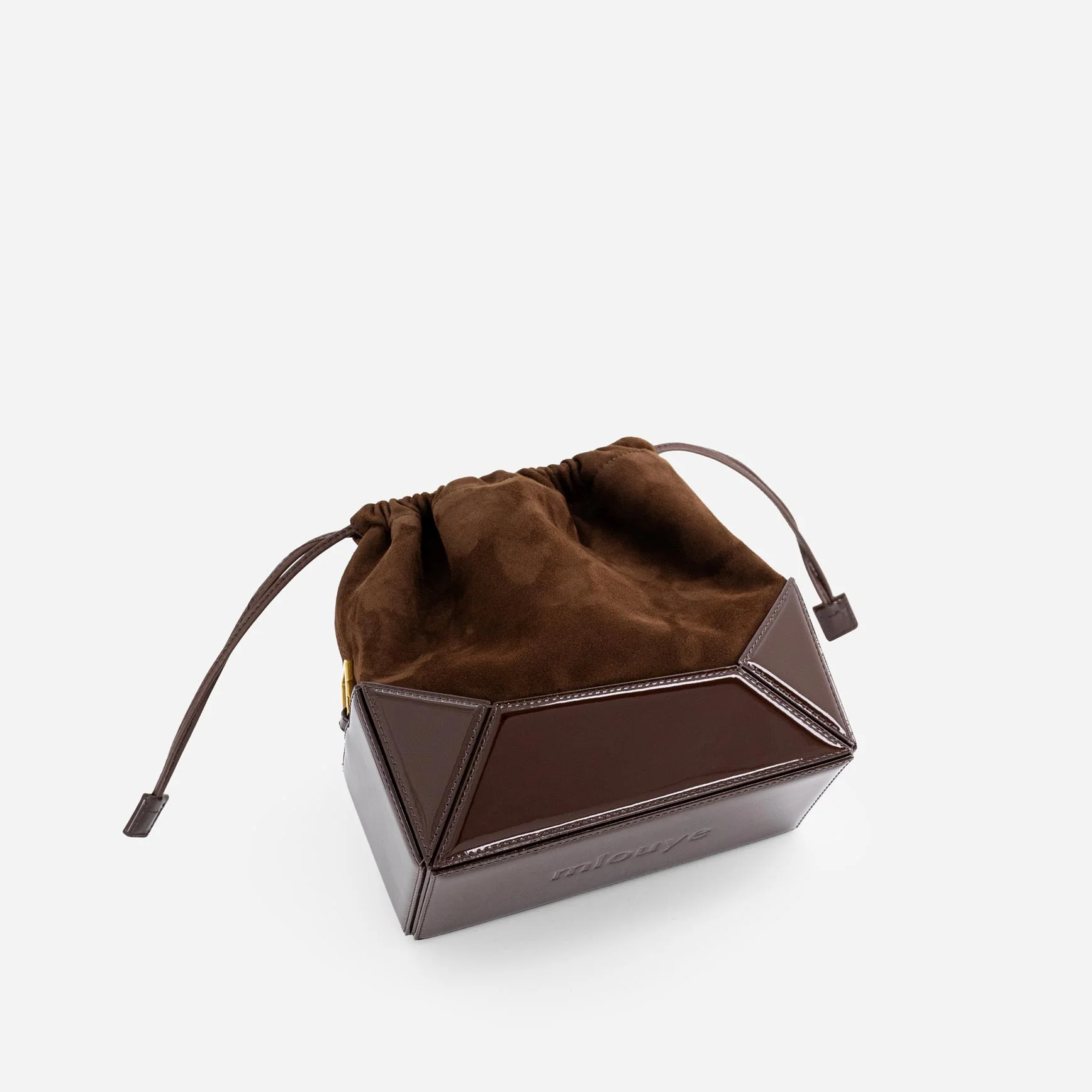 Naomi Pouch - Patent Brown - Image 3