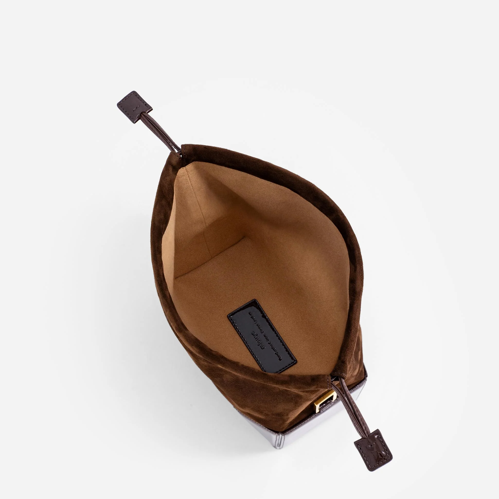 Naomi Pouch - Patent Brown - Image 4