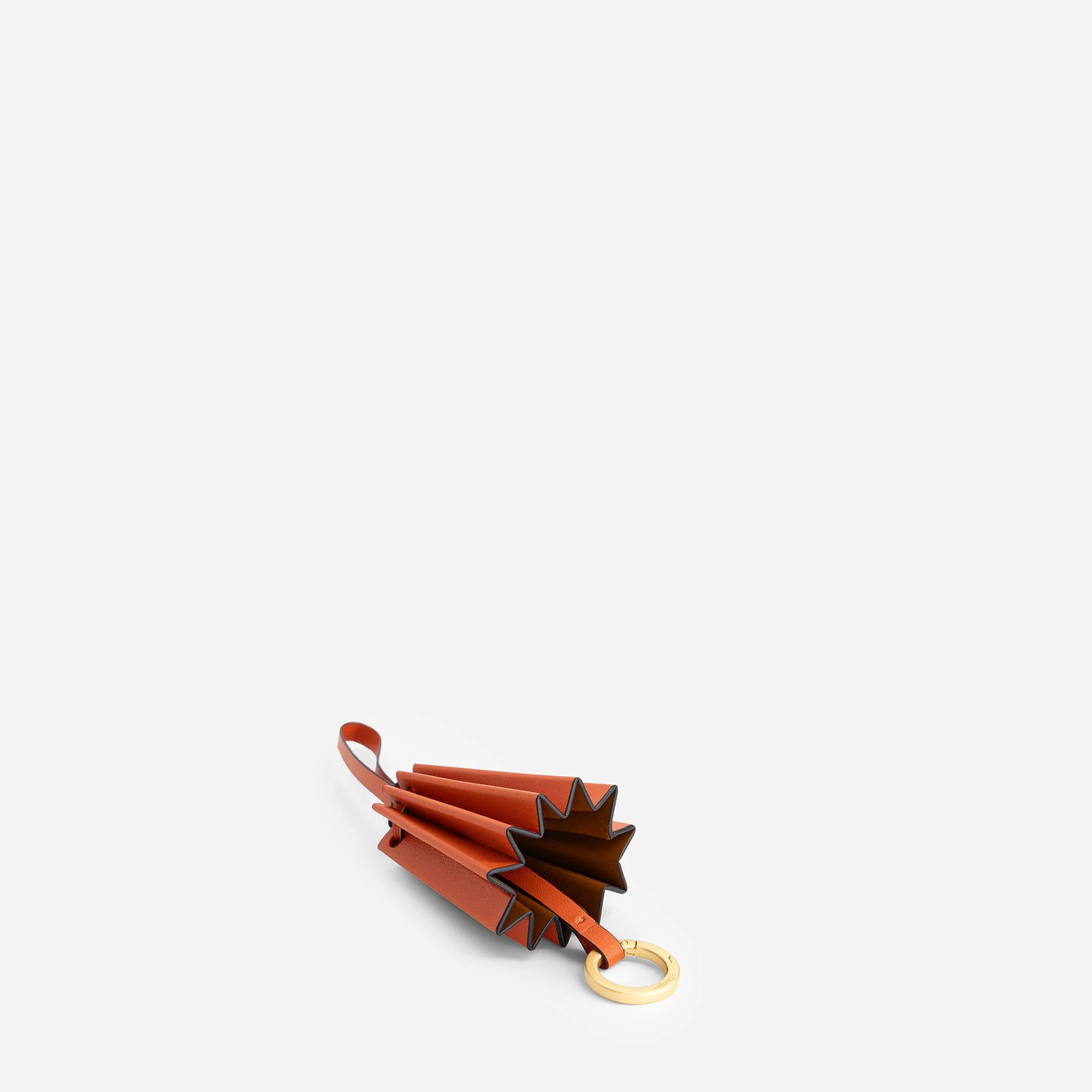 Pleated Keyholder - Mango - Image 2