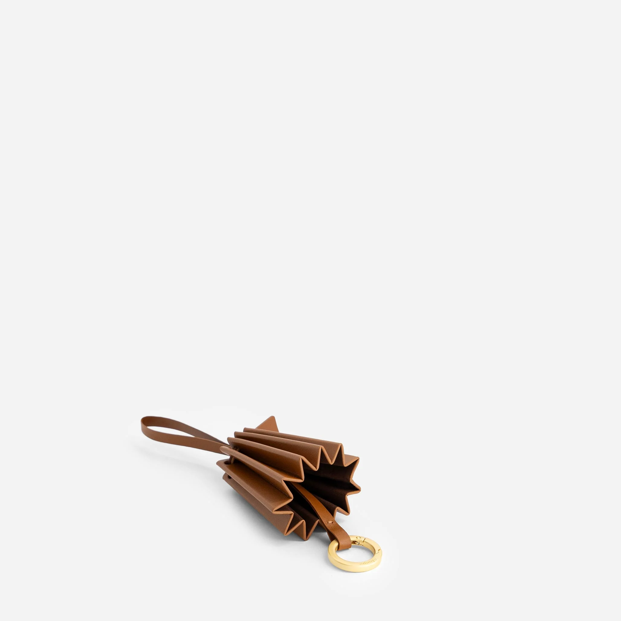 Pleated Keyholder - Tan - Image 2