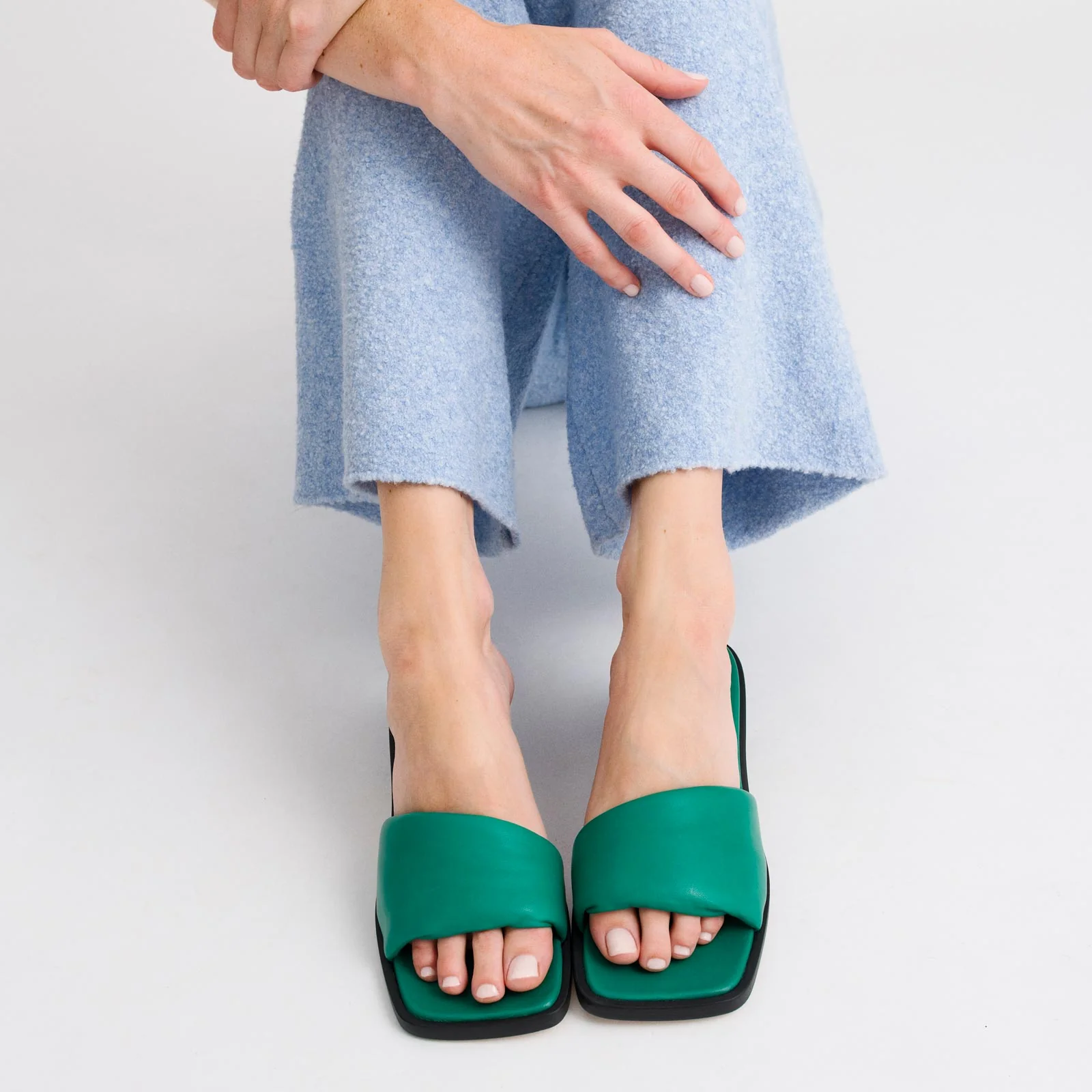 Puffy Sandal - Emerald - Image 8