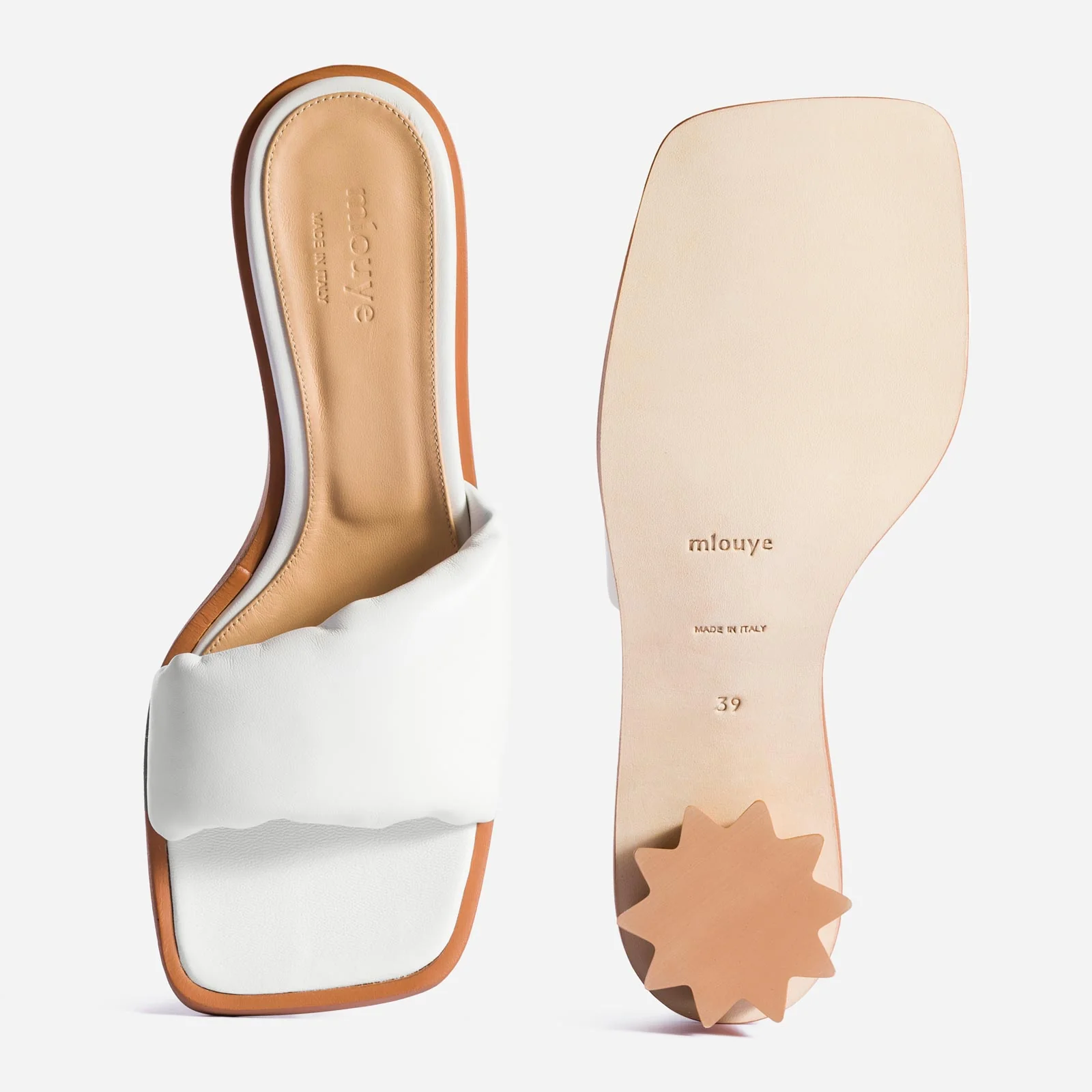 Puffy Sandal - White - Image 5