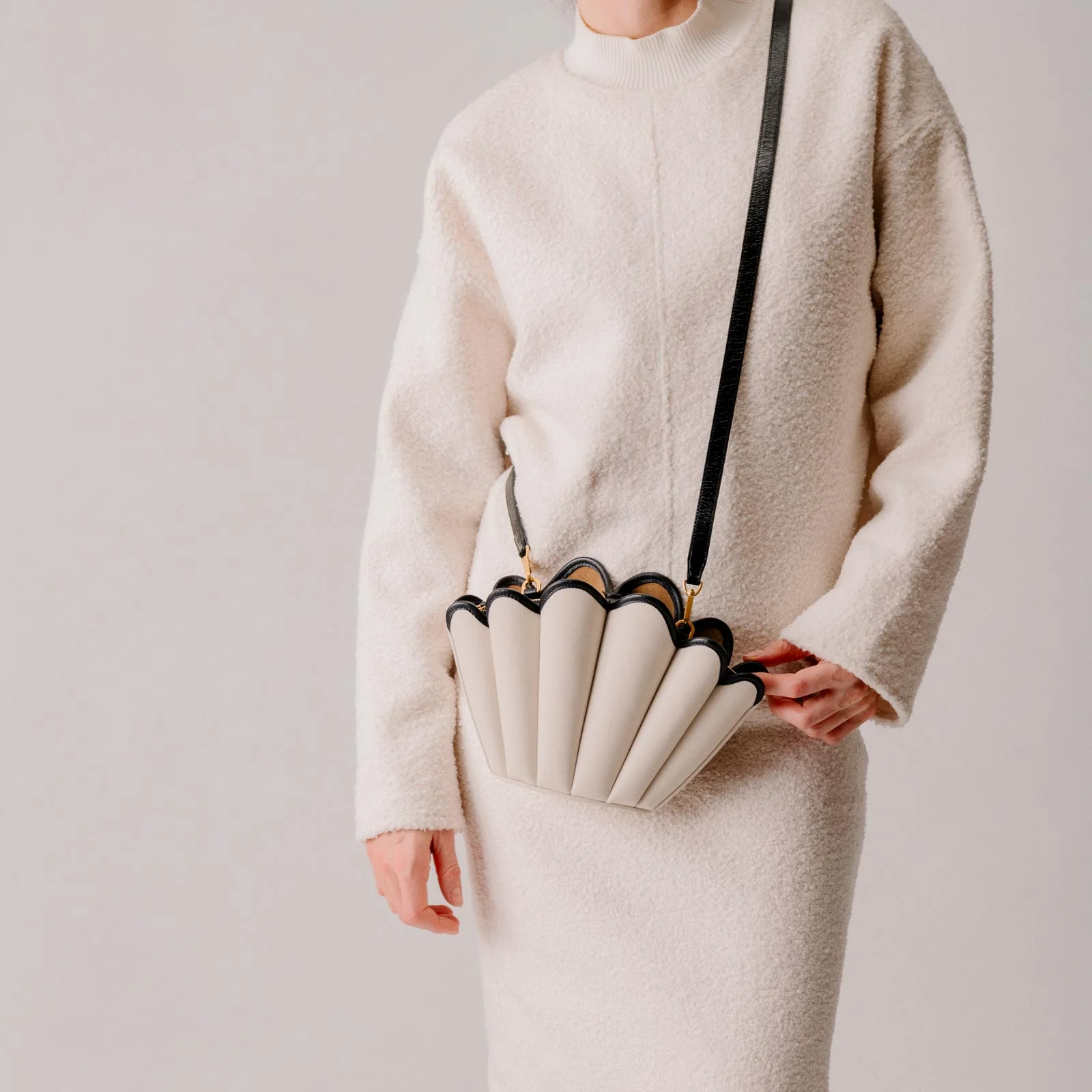 Seashell Crossbody - Suede Espresso - Image 7