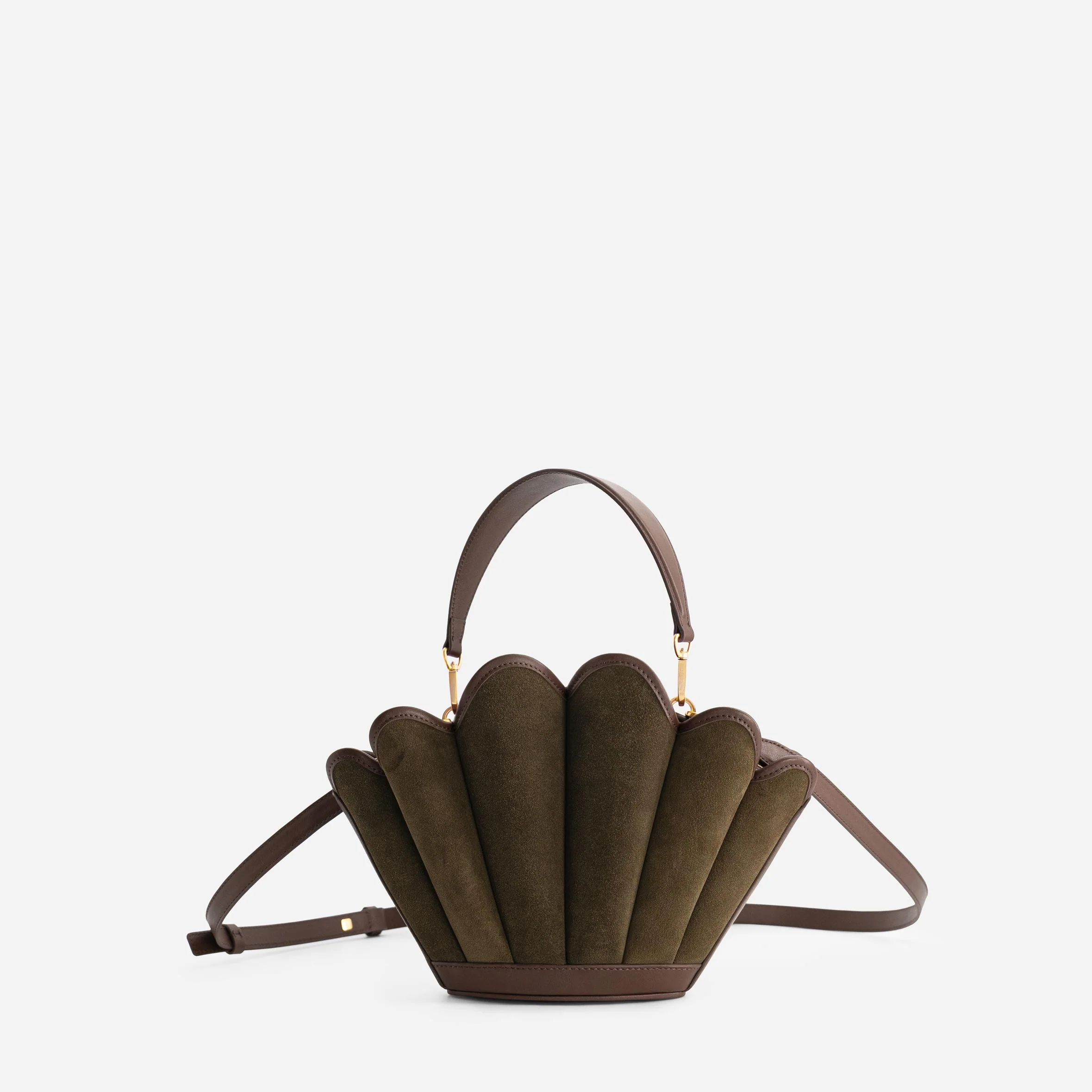 Seashell Crossbody - Suede Moss - Image 3