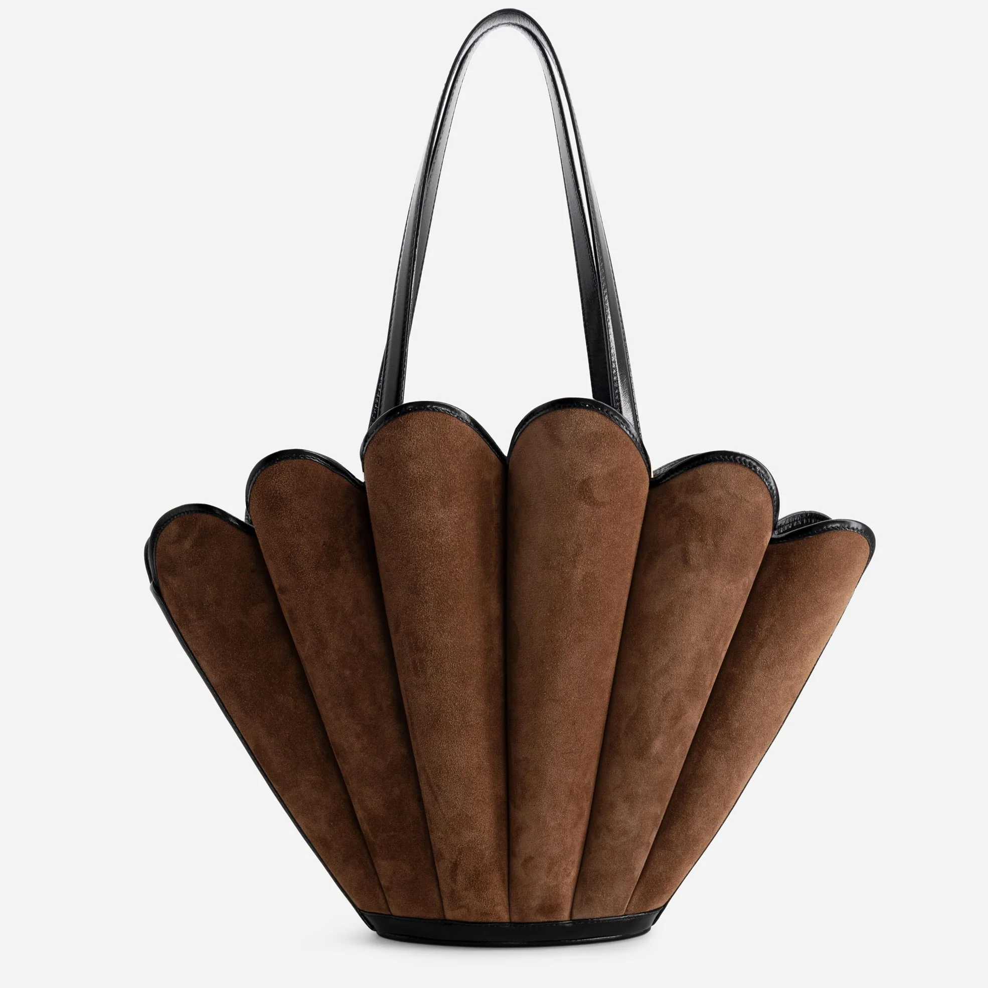 Seashell Tote - Suede Espresso - Image 2