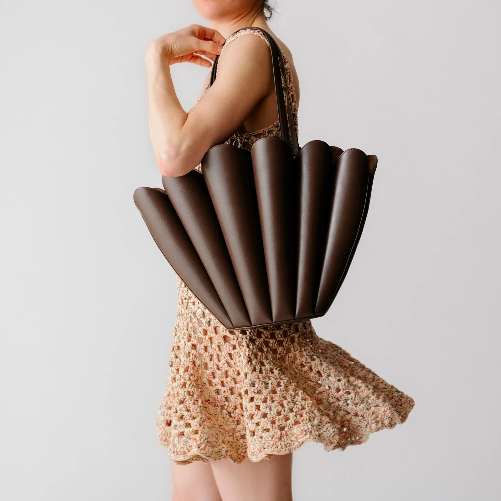 Seashell Tote - Suede Marine - Image 6