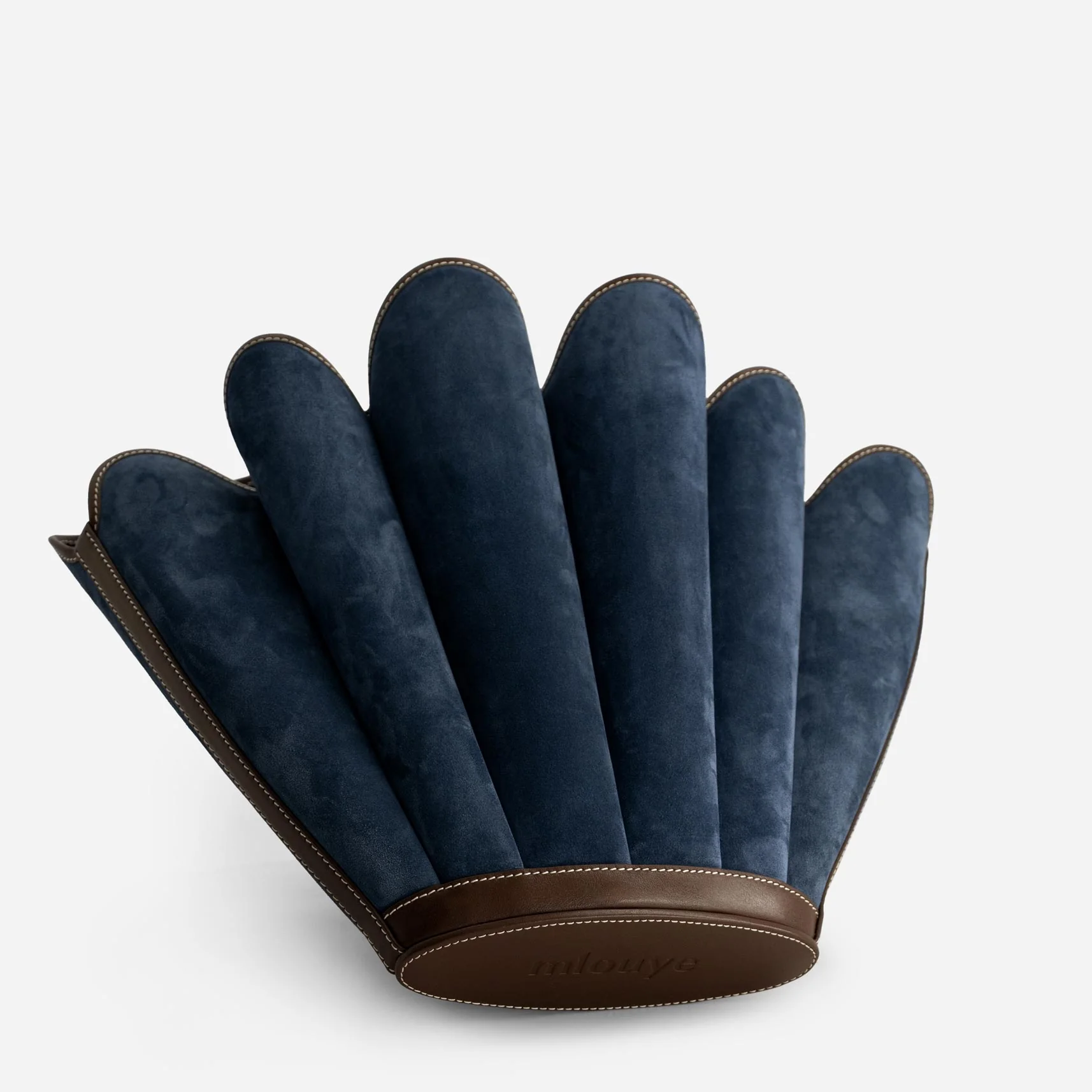 Seashell Tote - Suede Marine - Image 4