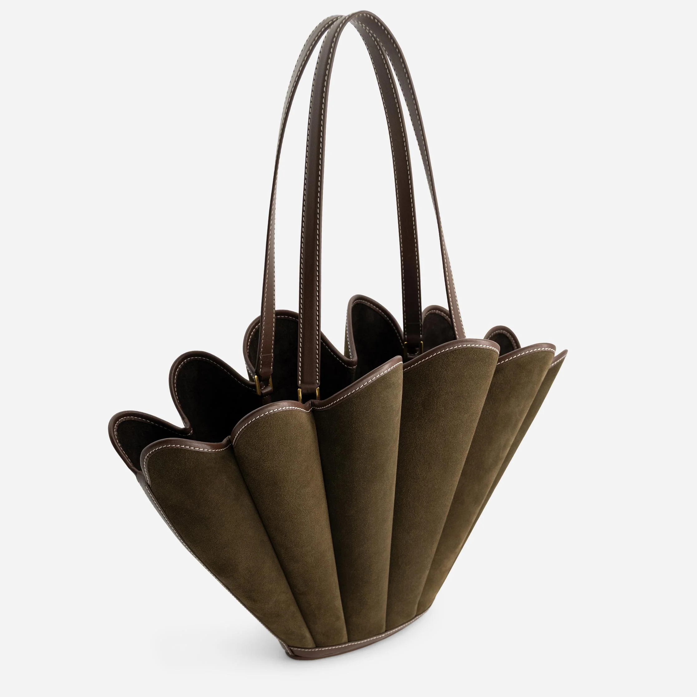 Seashell Tote - Suede Moss - Image 3