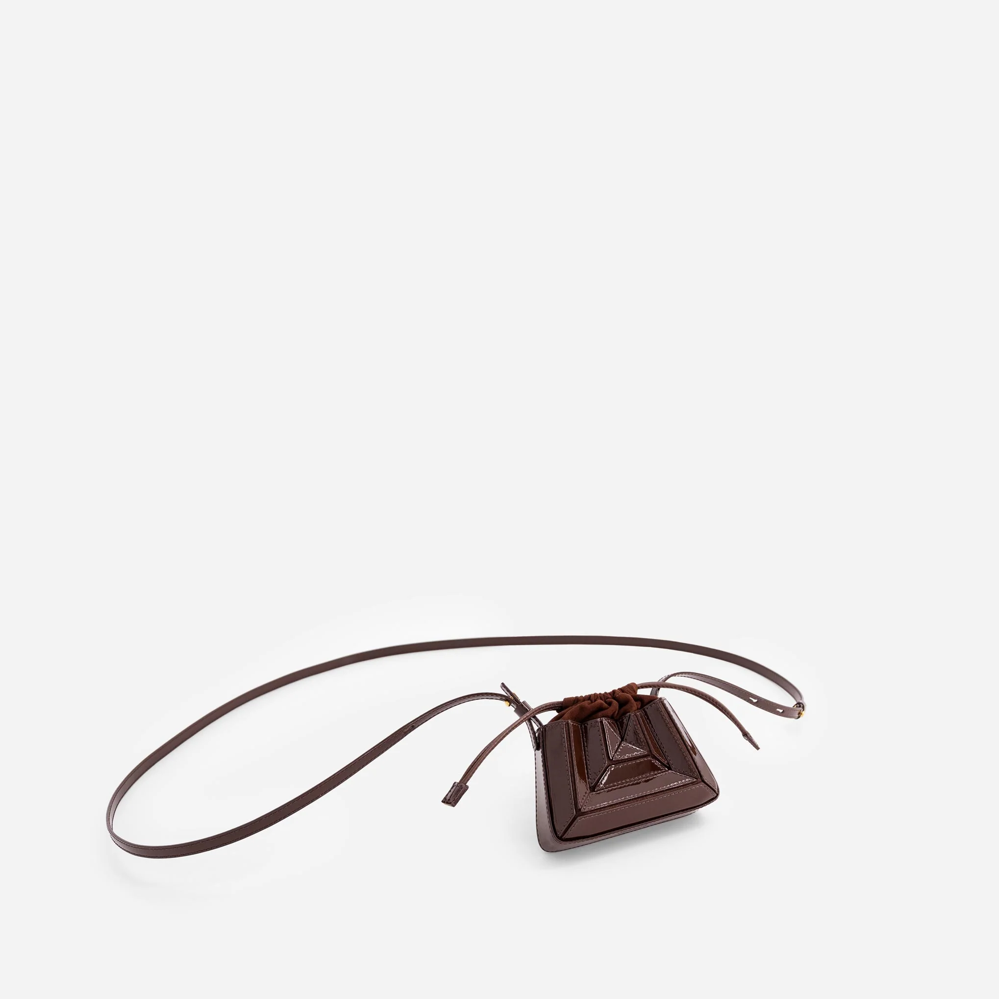 Sera Charm - Patent Brown - Image 2