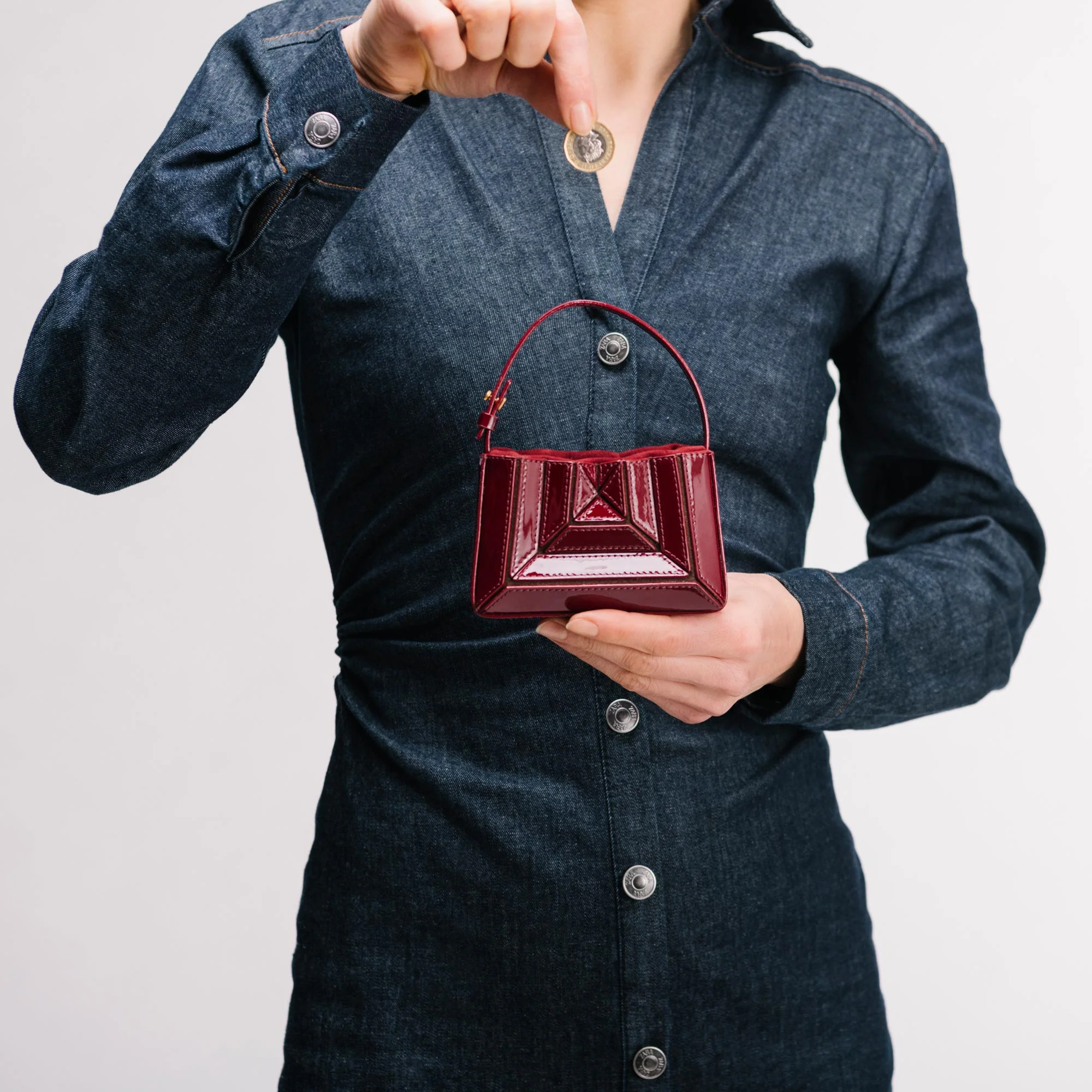 Sera Charm - Patent Brown - Image 7