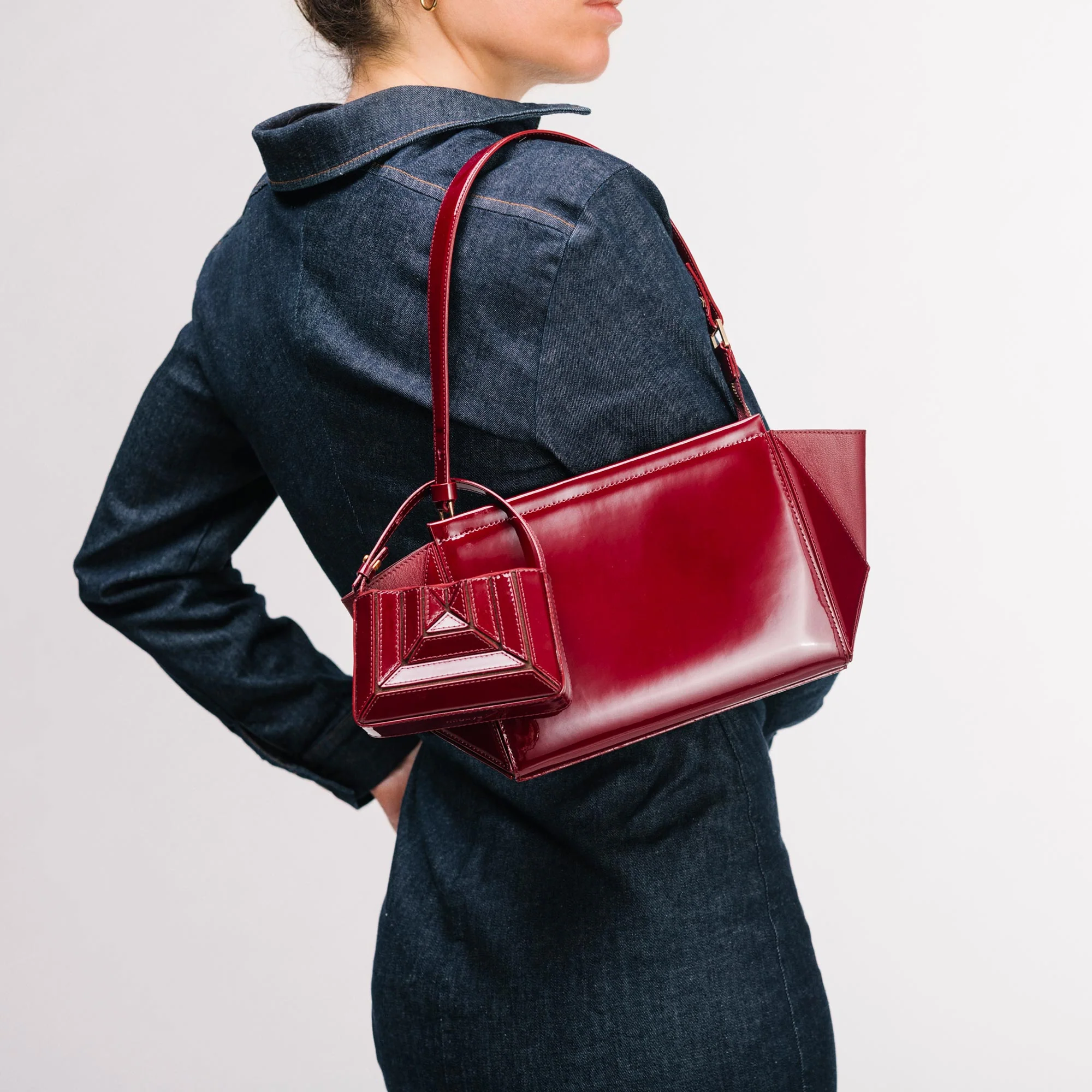 Sera Charm - Patent Brown - Image 9