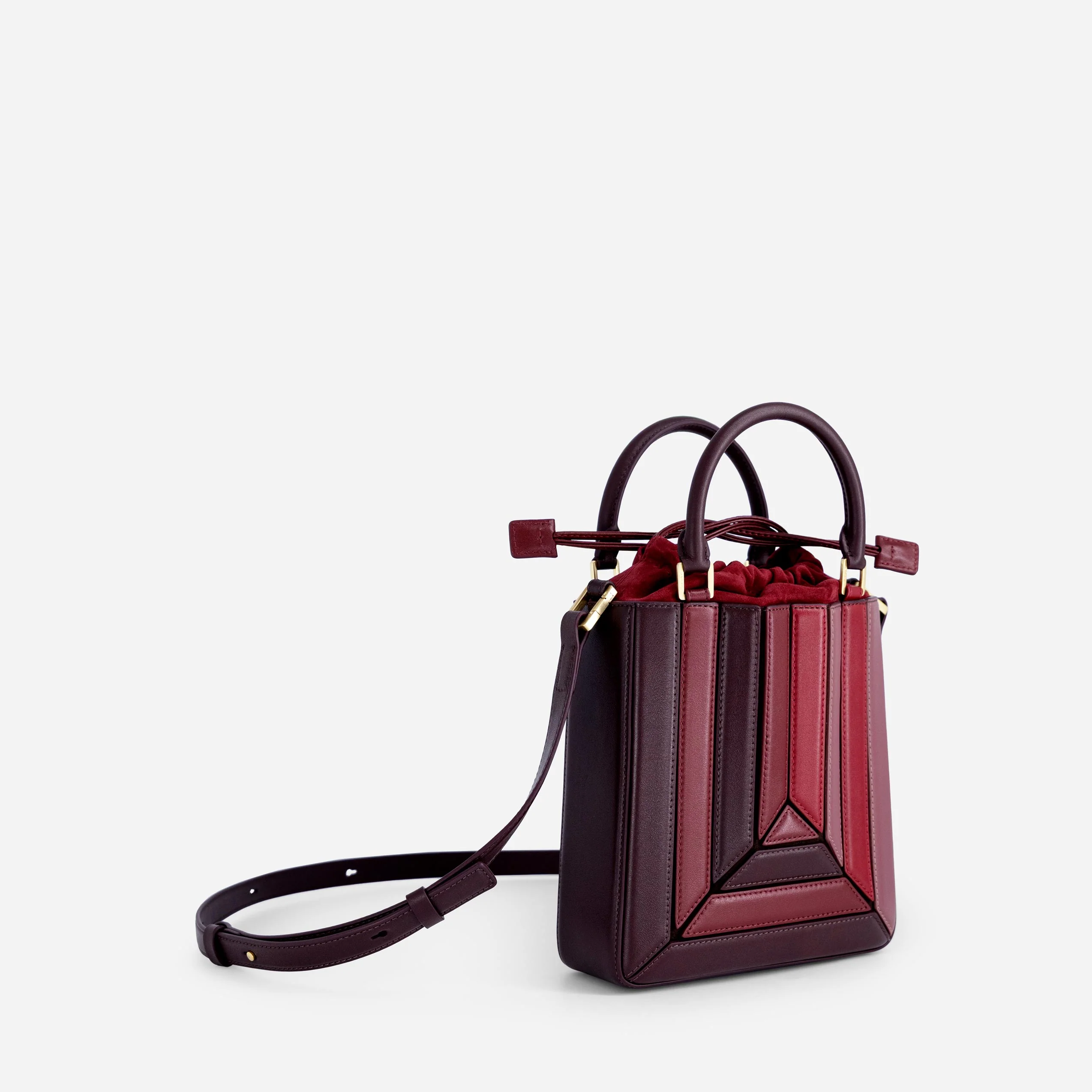 Sera Tall Tote Mini - Cranberry - Image 3