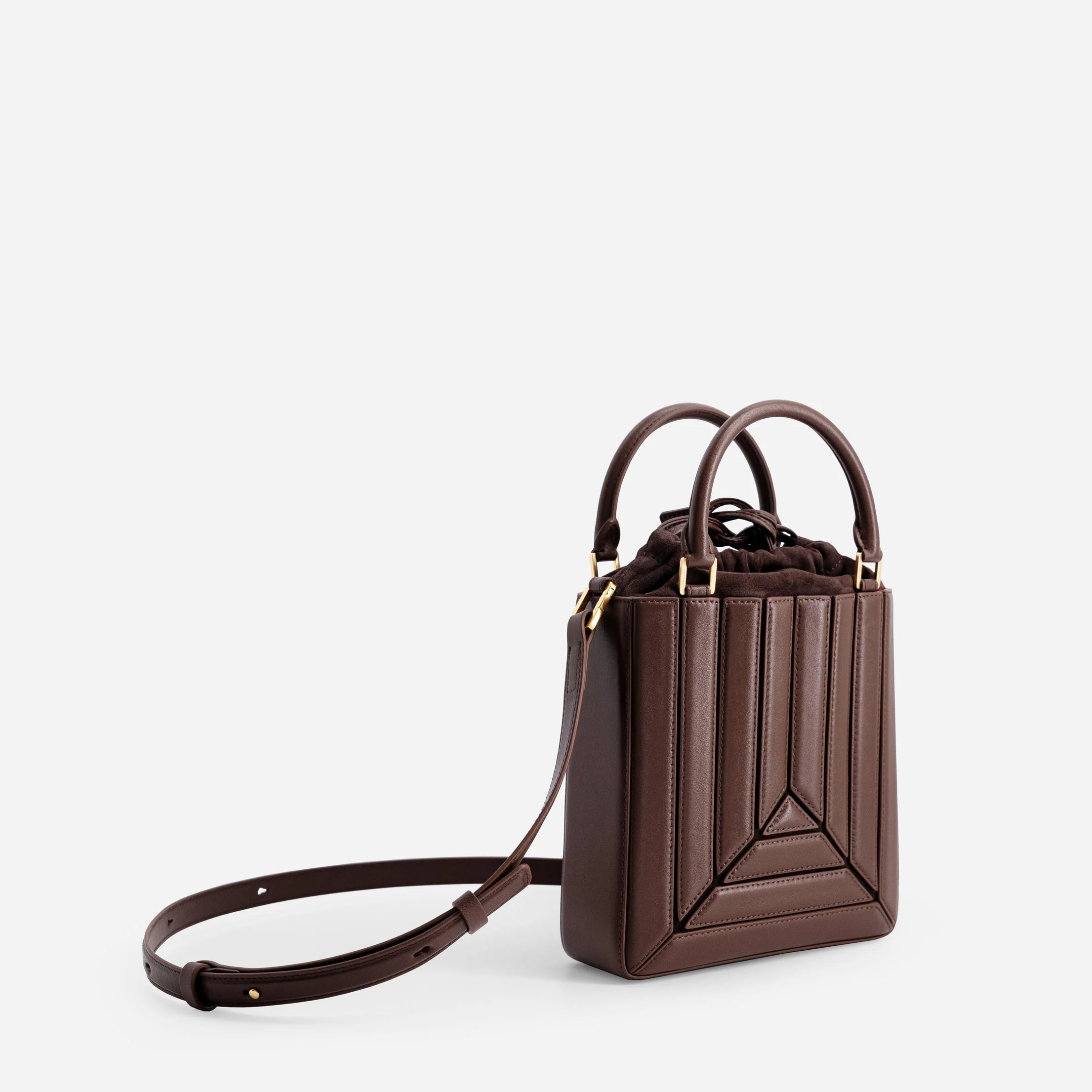 Sera Tall Tote Mini - Espresso - Image 3