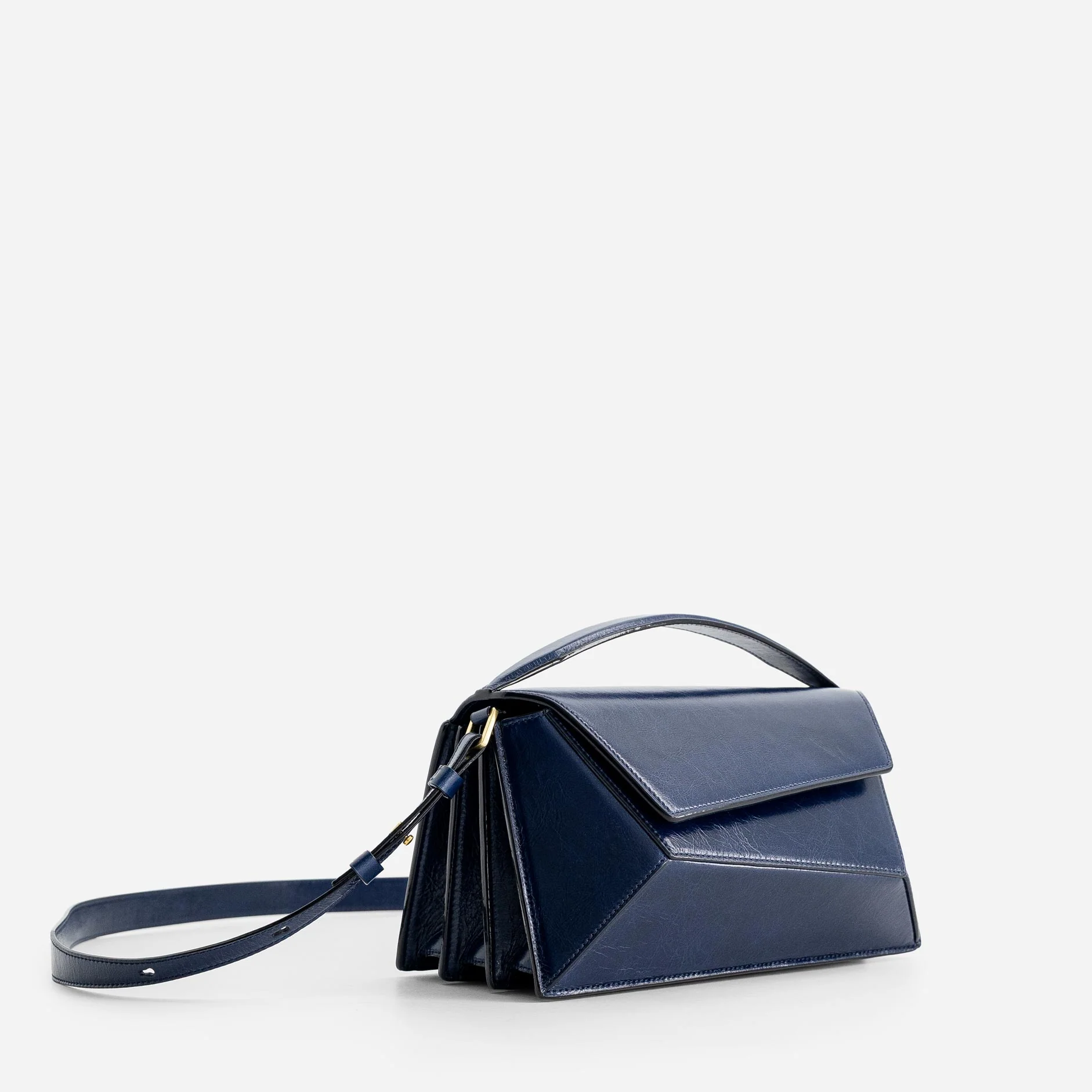 Small Naomi - Crinkled Navy - Image 2