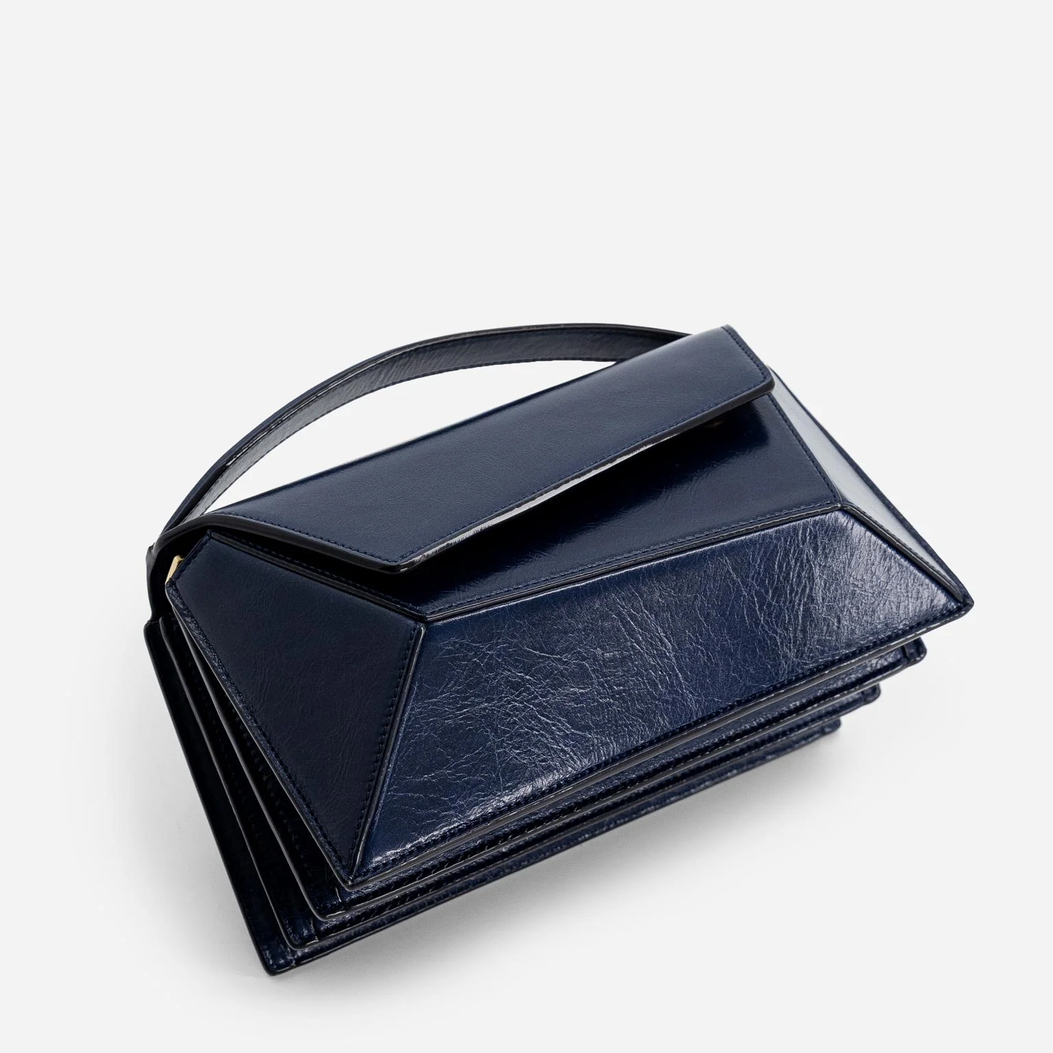 Small Naomi - Crinkled Navy - Image 5