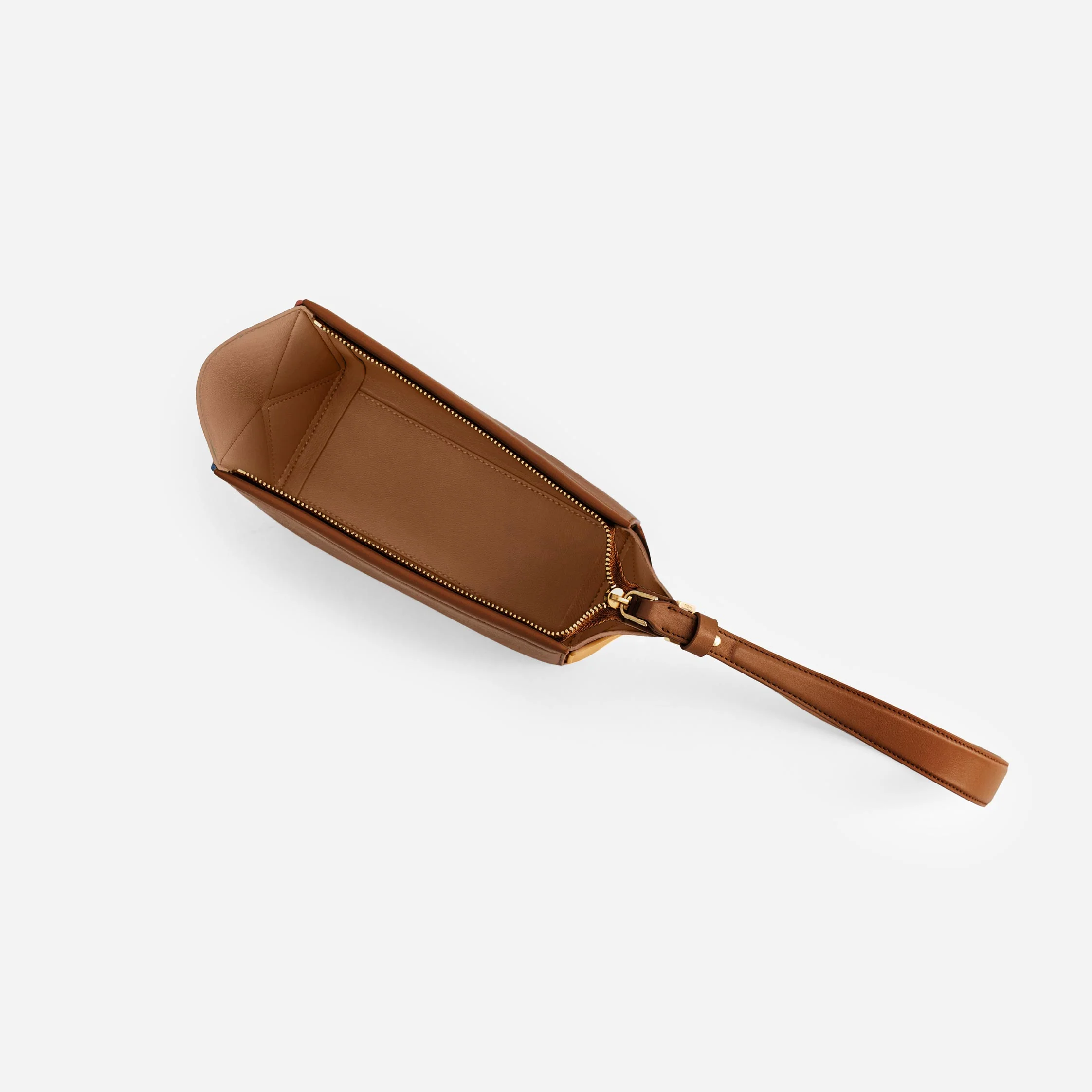 Small Triangle Pouch - Praline - Image 5