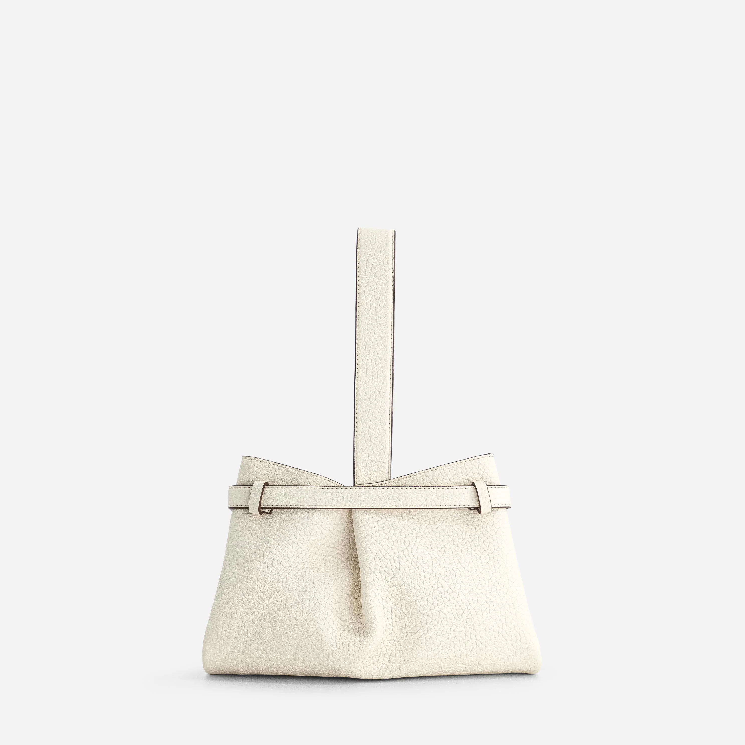 Span Clutch - Grained Cream - Image 3