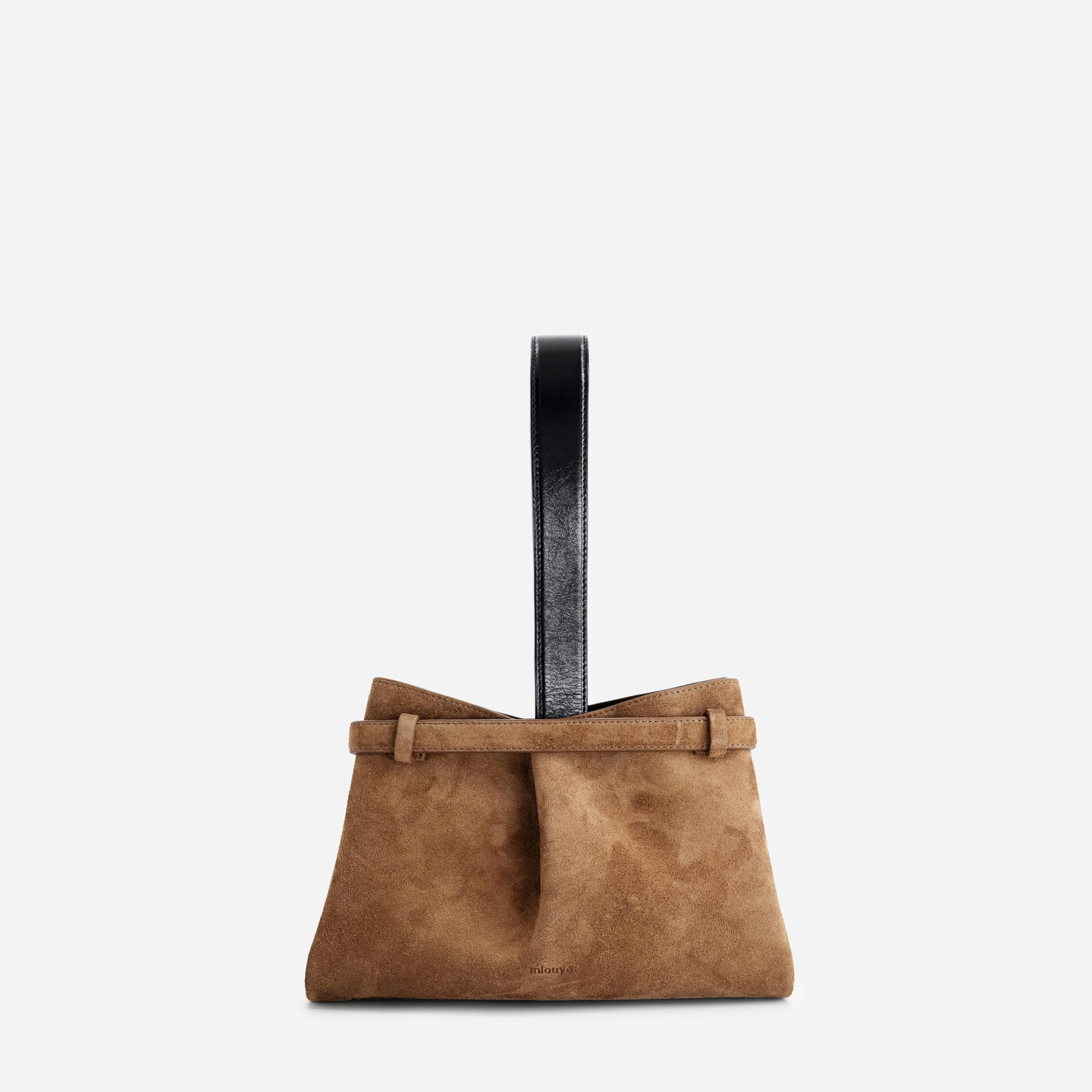 Span Clutch - Suede Caramel - Image 3