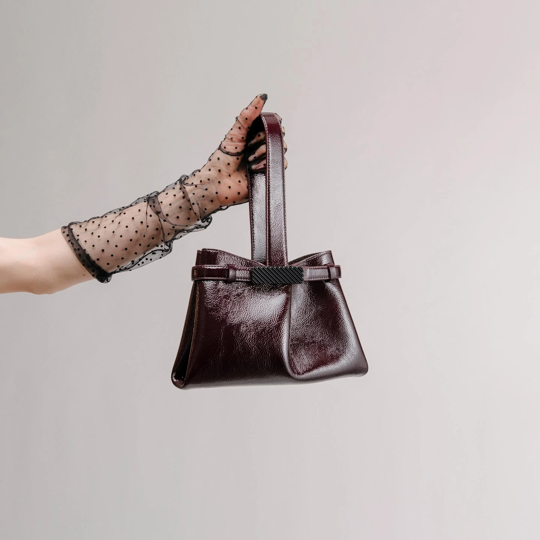 Span Clutch - Grained Dark Green - Image 6