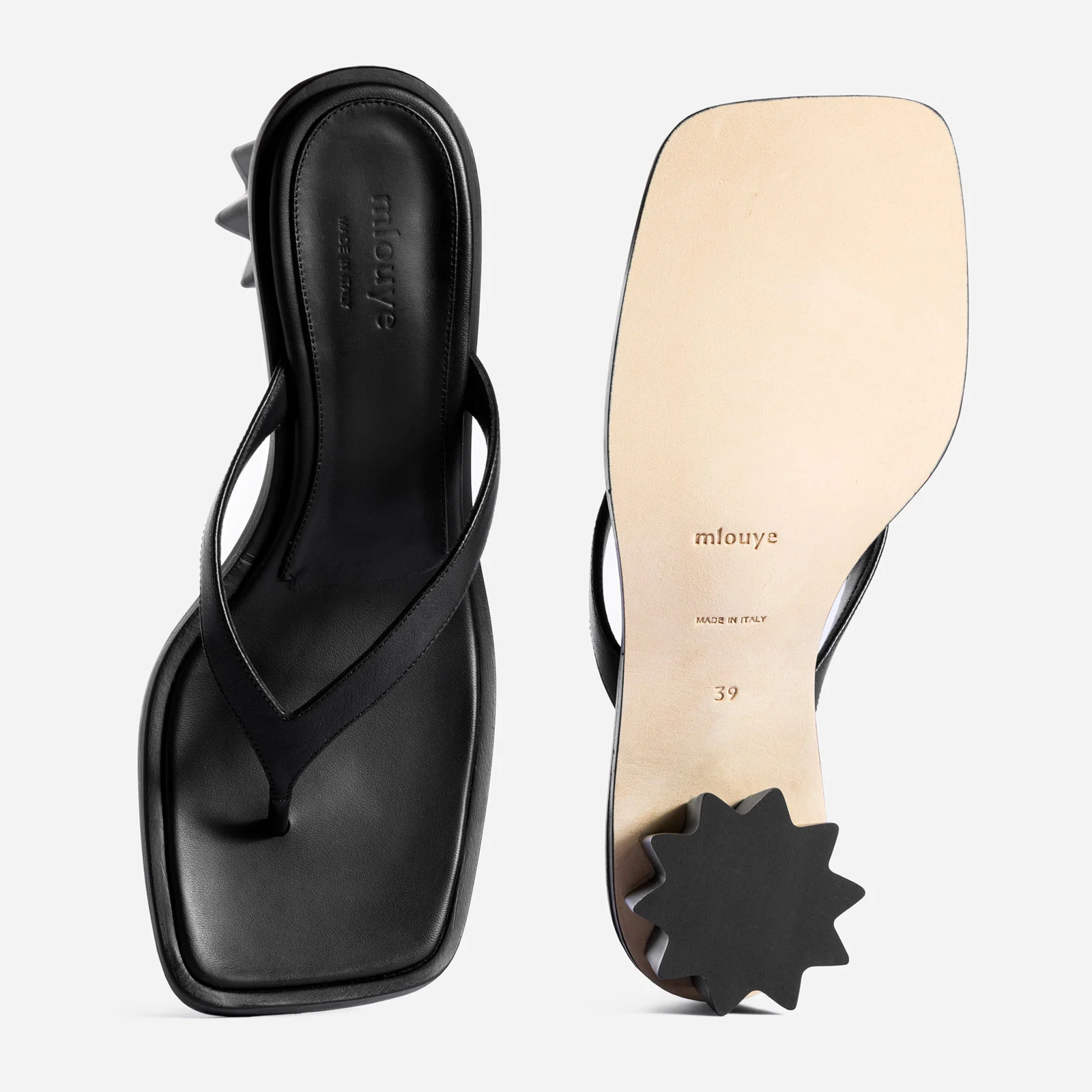 Thong Sandal - Black - Image 5